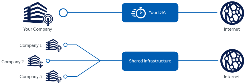 Dedicated Internet schematic