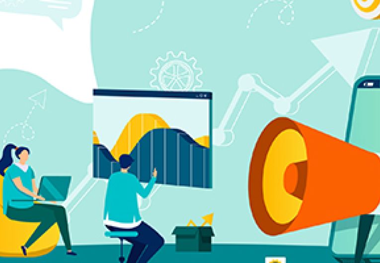 Concept of business professionals brainstorming business strategy ideas, 