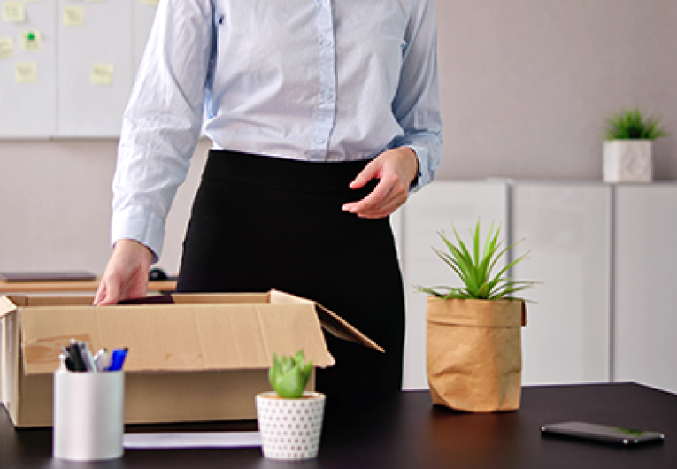 Employee Moving Out Of Office